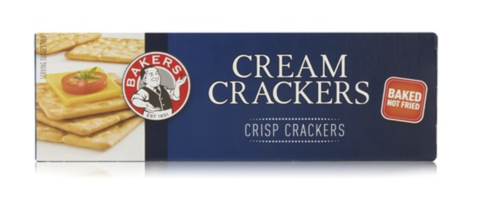 Bakers Cream Crackers 200g (Baked, Not Fried)