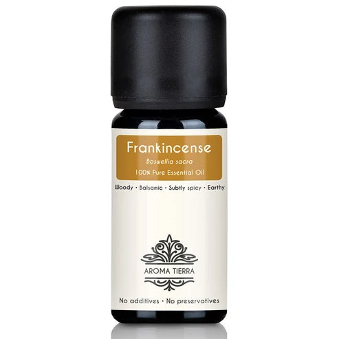 Aroma Tierra  Frankincense Essential Oil Sacred (Boswellia sacra) 10ml — 100% Pure