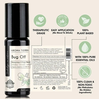 Aroma Tierra  Bug Off - Essential Oil Roll-on Organic-10ml