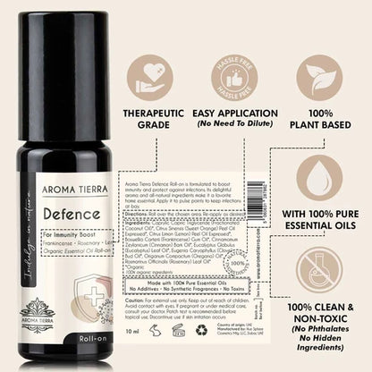 Aroma Tierra  Defence - Essential Oil Roll-on Organic-10ml