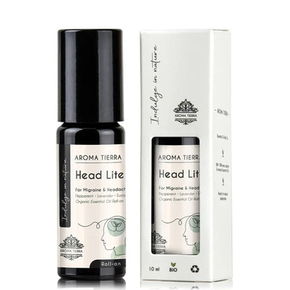 Aroma Tierra  Head Lite - Essential Oil Roll-on Organic-10ml