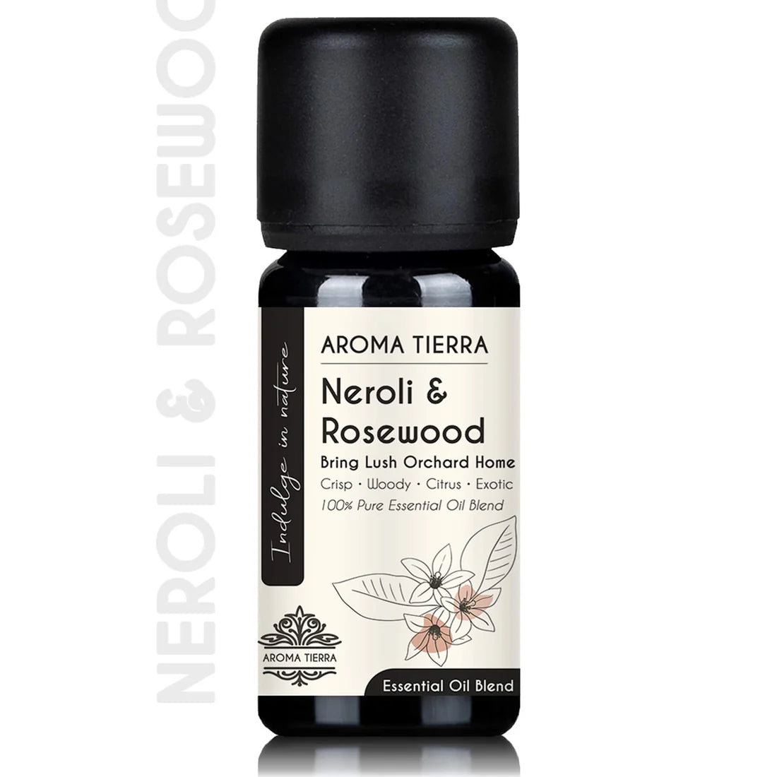Aroma Tierra  Neroli & Rosewood Essential Oil Blend –10ml