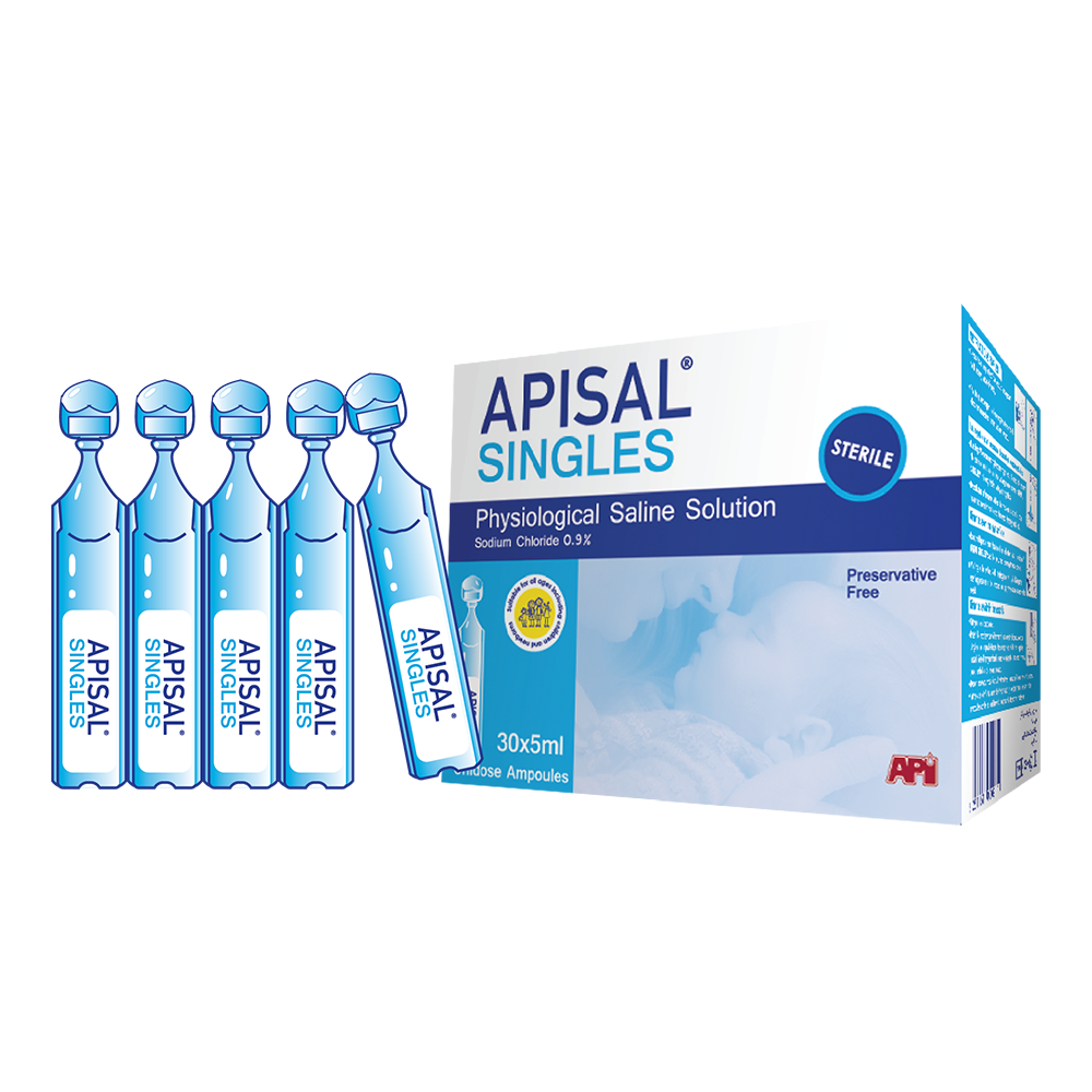 Apisal Singles Physiological saline solution SDU 5ml X 30s