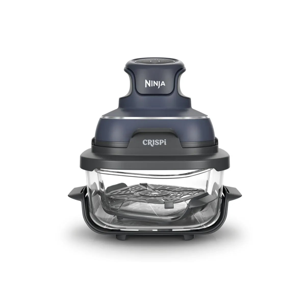 Shark Ninja Crispi 4-in-1 Portable Glass Air Fryer Cooking System,Cyberspace