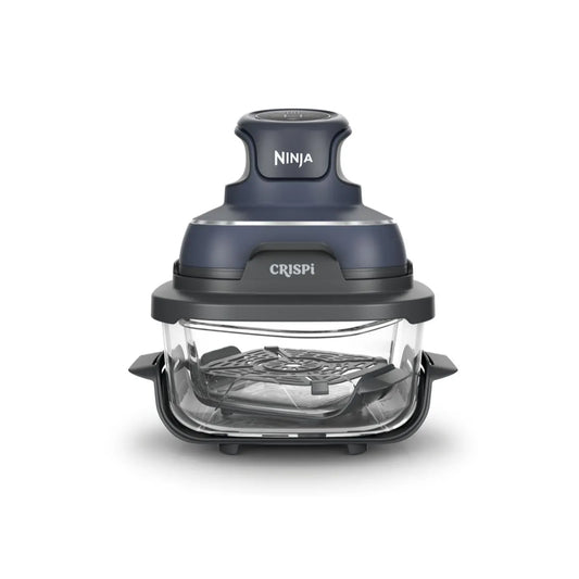 Shark Ninja Crispi 4-in-1 Portable Glass Air Fryer Cooking System,Cyberspace