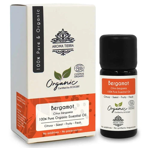 Aroma Tierra Organic Bergamot Essential Oil - 10ml