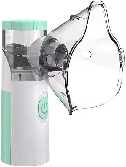 Nebulizer Portable, Lightweight Compact Design for Home and Travel, Green