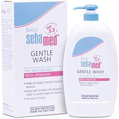 Sebamed Baby Gentle Wash 400mL - Soap-Free, No Tears, for Delicate Skin 0-3 Years with Allantoin & Squalane