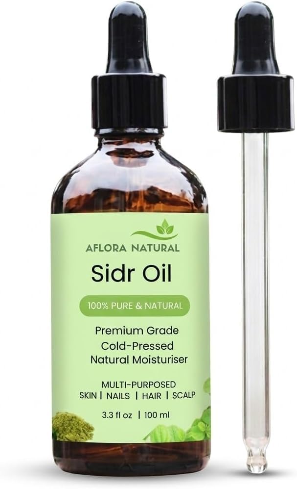Sidr Oil for Scalp and Hair Treatment, 100% Natural Botanical Beauty Oil, Volume, Shine, and Frizz-Free Smoothness, 100ml