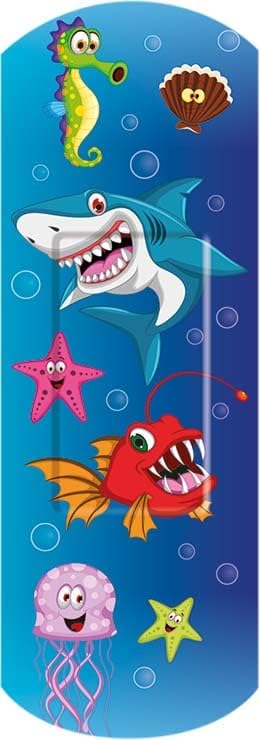 Nexcare Happy Kids Cool Bandages/Plasters, Breathable and Flexible, water resistant, Assorted pack. 20 units/Pack