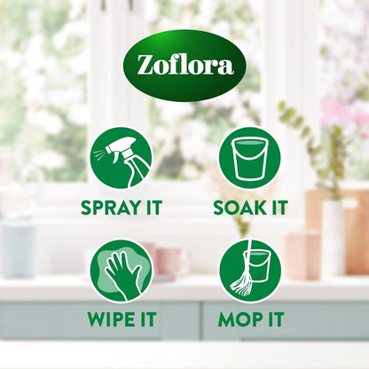 Zoflora Midnight Blooms Concentrated Multipurpose Disinfectant 250ml | Kills 99.9% of Bacteria & Viruses | Makes 10 Litres | 24-Hour Fragrance