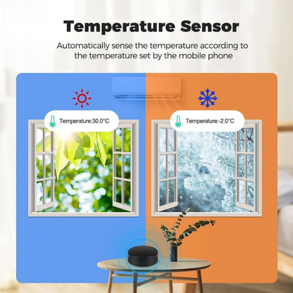 UanTii Tuya Smart IR Remote Control with Temperature Humidity, WiFi Universal Remote Controller,Smart AC Controller, Support Alexa and Google Home (IR+TH)