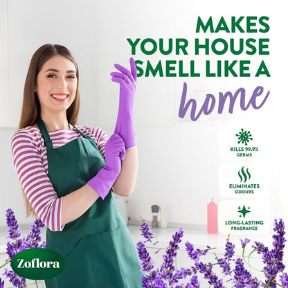 Zoflora Multipurpose Disinfectant Lavender 500ml | Antibacterial Cleaning | Eliminates Odours | 24-Hour Fragrance