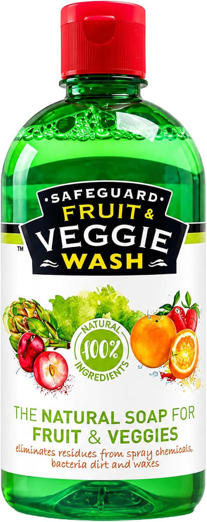 Safeguard Fruit & Veggie Wash 100% Natural and Organic - 750ml Concentrate