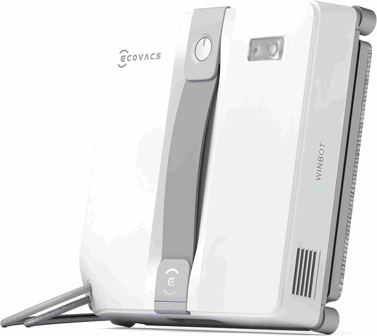 ECOVACS WINBOT MINI Robotic Window Cleaner | 7,500Pa Suction | Ultrasonic Double-Nozzle Spray | WIN-SLAM 3.0 | 3 Cleaning Modes | App Control