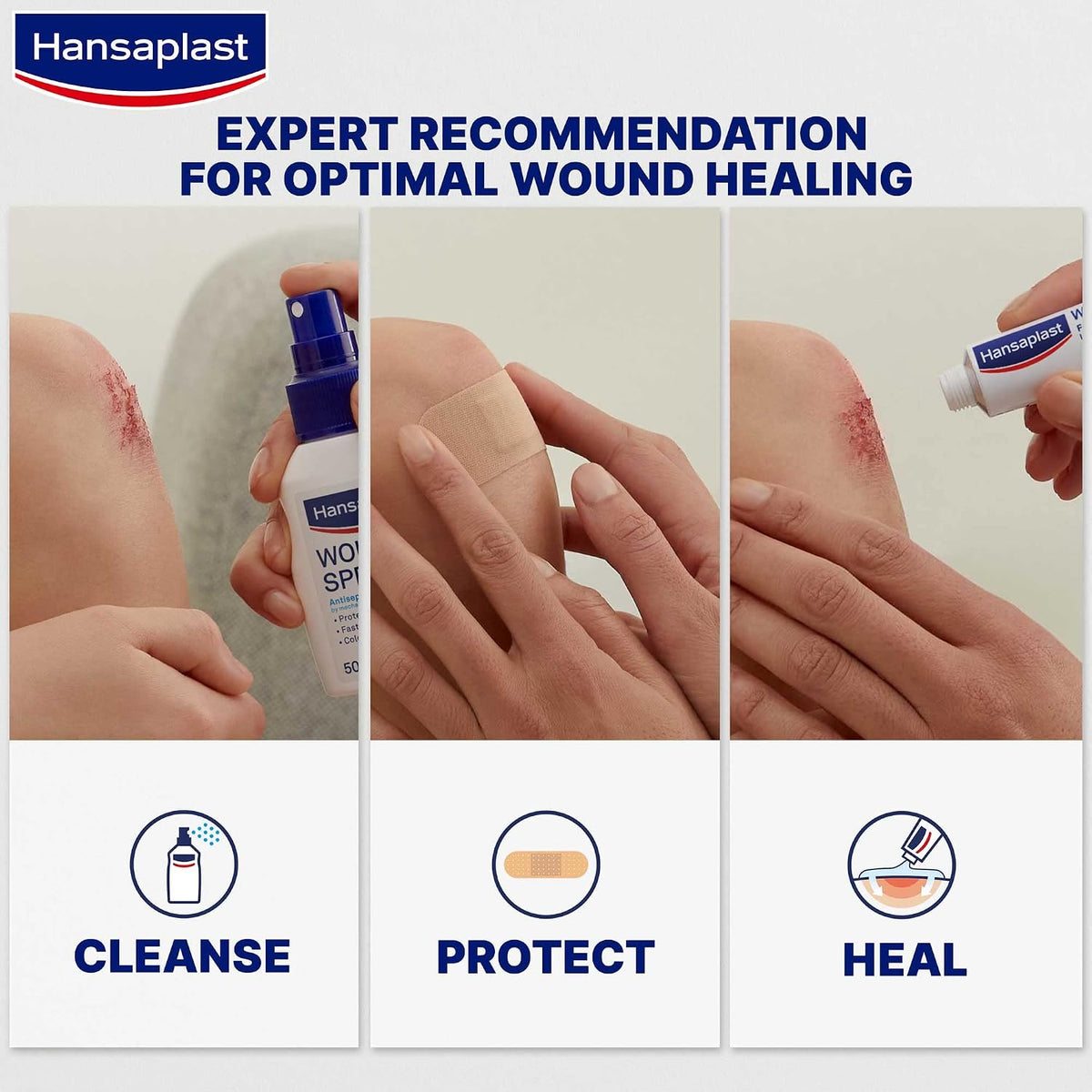 Hansaplast Sensitive Plaster for Kids XXL, Extra Skin Friendly, Hypoallergenic Wound Protection, Painless to Remove and Non-Stick Wound Pad, Soft and Breathable Material, 20 Strips