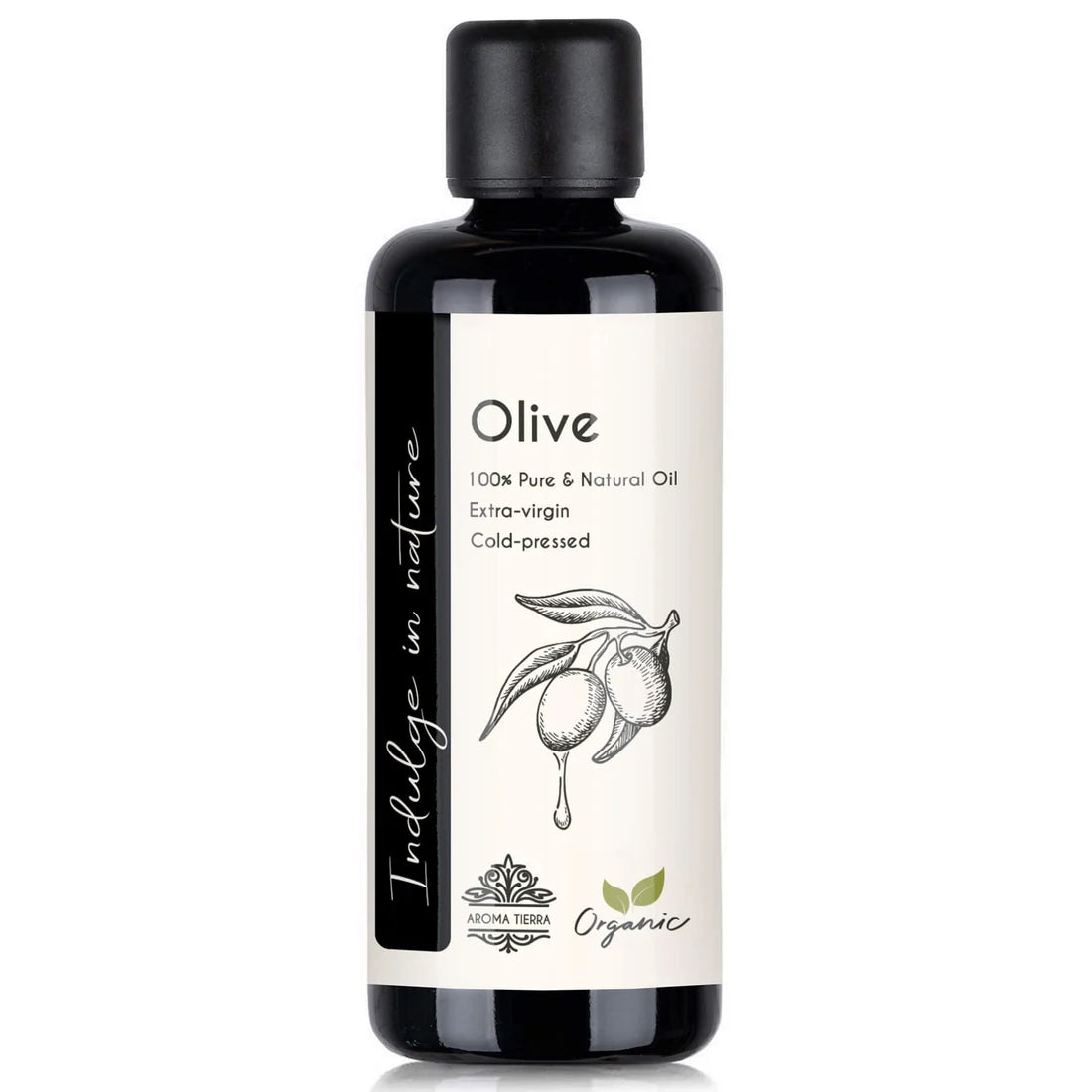 Aroma Tierra  Organic Olive Oil — 100% Pure, Extra-Virgin, Cold-Pressed, Unrefined-100ml