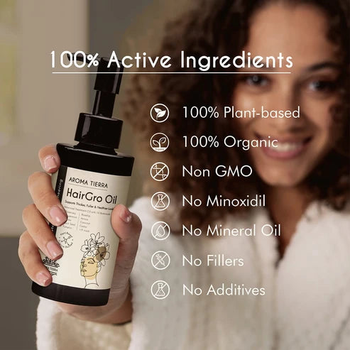 Aroma Tierra HairGro - Hair Growth Oil - 100ml
