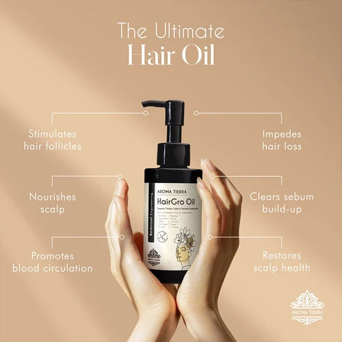 Aroma Tierra HairGro - Hair Growth Oil - 100ml
