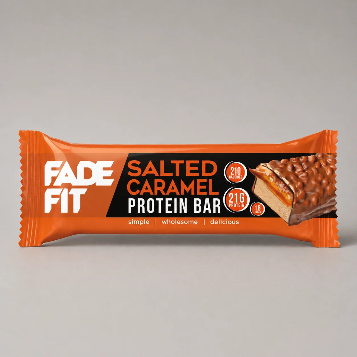 Salted Caramel Protein Bar 55g | 21g Protein | 210 Calories