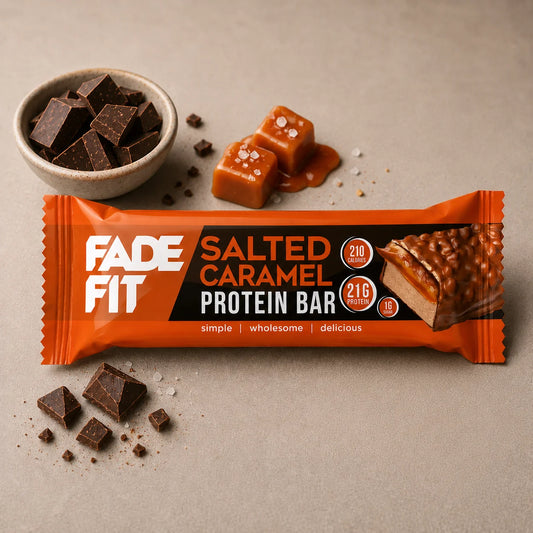 Salted Caramel Protein Bar 55g | 21g Protein | 210 Calories