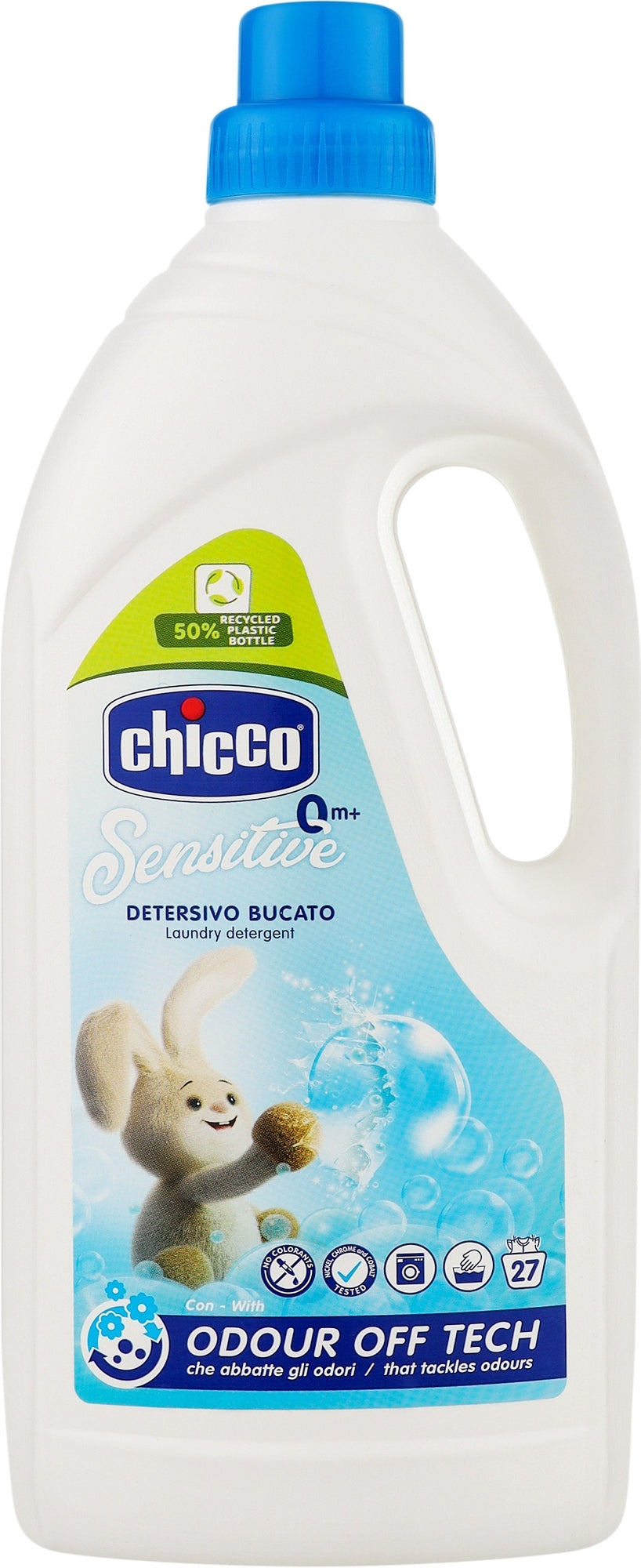 Chicco Sensitive Laundry Detergent With New Formula 1.5L OM+