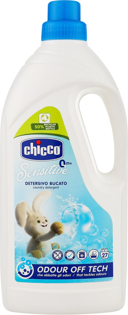 Chicco Sensitive Laundry Detergent With New Formula 1.5L OM+