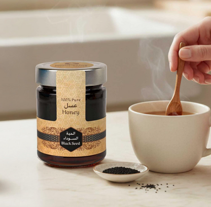 Al Malaky Royal Black Seed Honey | 100% Pure & Natural Black Seed Honey (400 Gram)