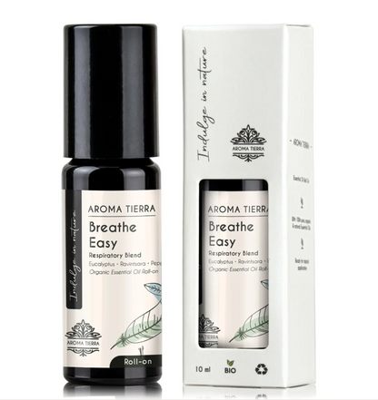 AROMA TIERRA Breathe Easy - Essential Oil Roll-on Organic