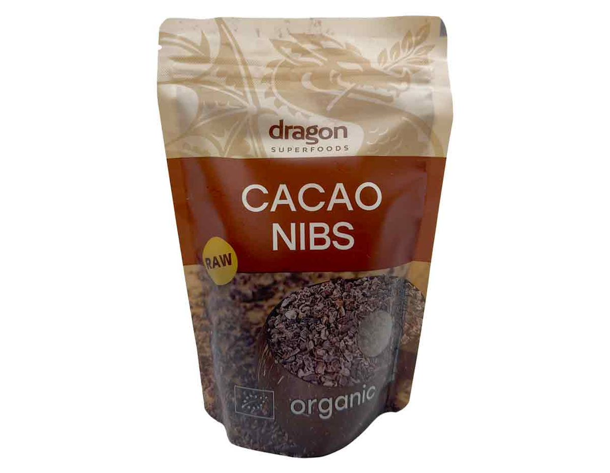 Dragon superfoods organic cacoa Nibs raw 200g
